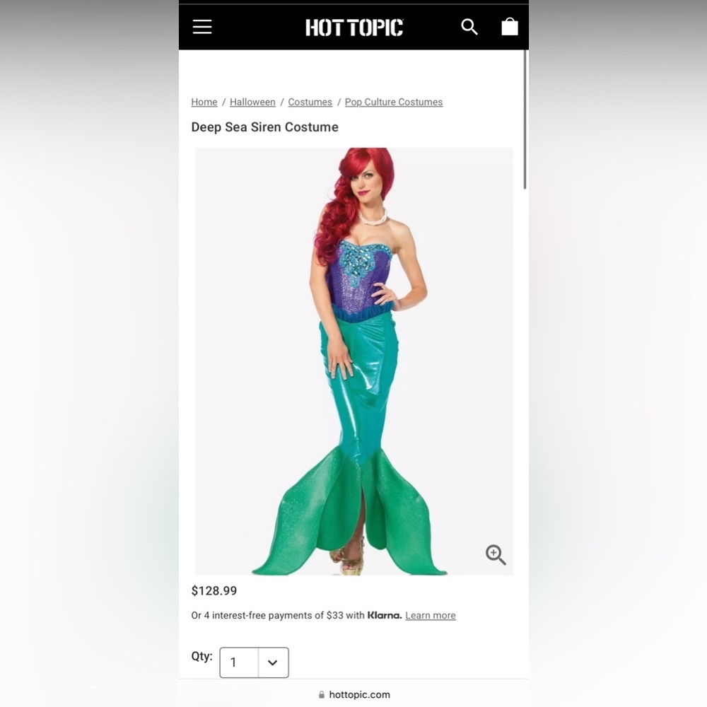 Leg Avenue new mermaid costume
